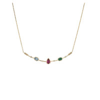 Collier Indie Multico / Diamant GM